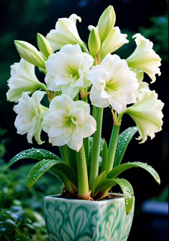 🌸Last Day 50% OFF🌺Double-Petaled Perfume Amaryllis Bulbs – The Queen of Flowers 🌺