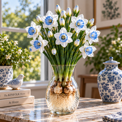 🌼 Colorful Hydroponic Mini Daffodil Bulbs – Grow a Bouquet Right in Water
