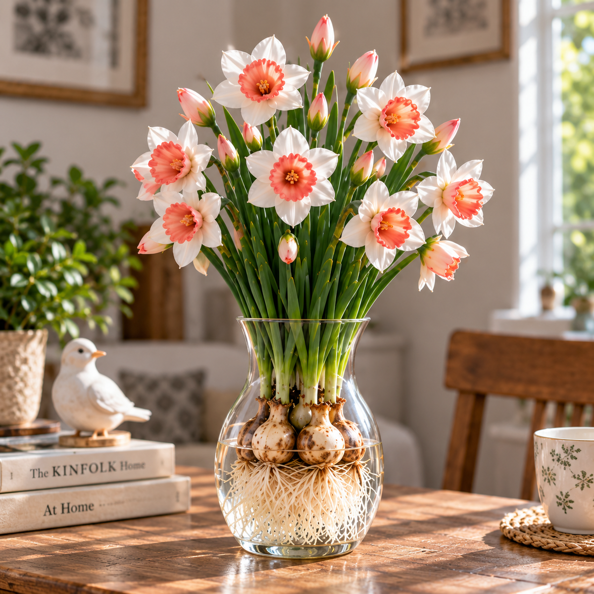 🌼 Colorful Hydroponic Mini Daffodil Bulbs – Grow a Bouquet Right in Water