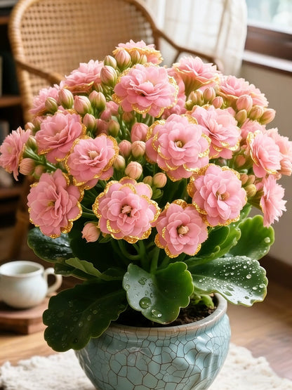 💮🏡Four Seasons Flowering & Attractive Flower Colors - Double Kalanchoe🪴