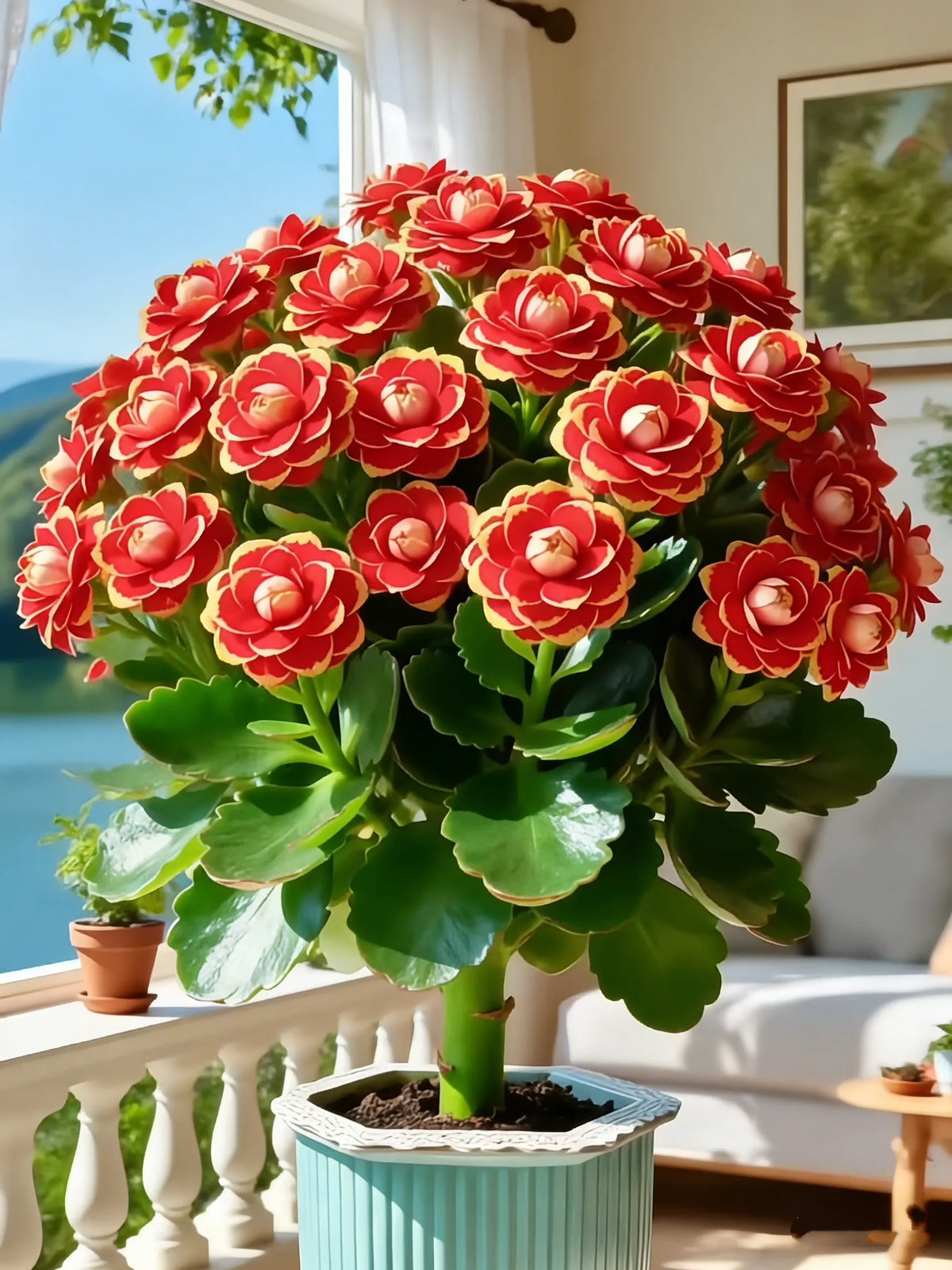💮🏡Four Seasons Flowering & Attractive Flower Colors - Double Kalanchoe🪴
