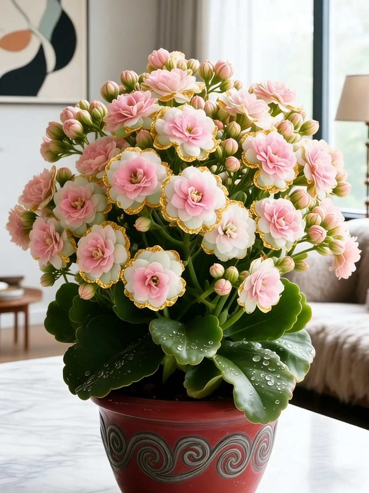 💮🏡Four Seasons Flowering & Attractive Flower Colors - Double Kalanchoe🪴