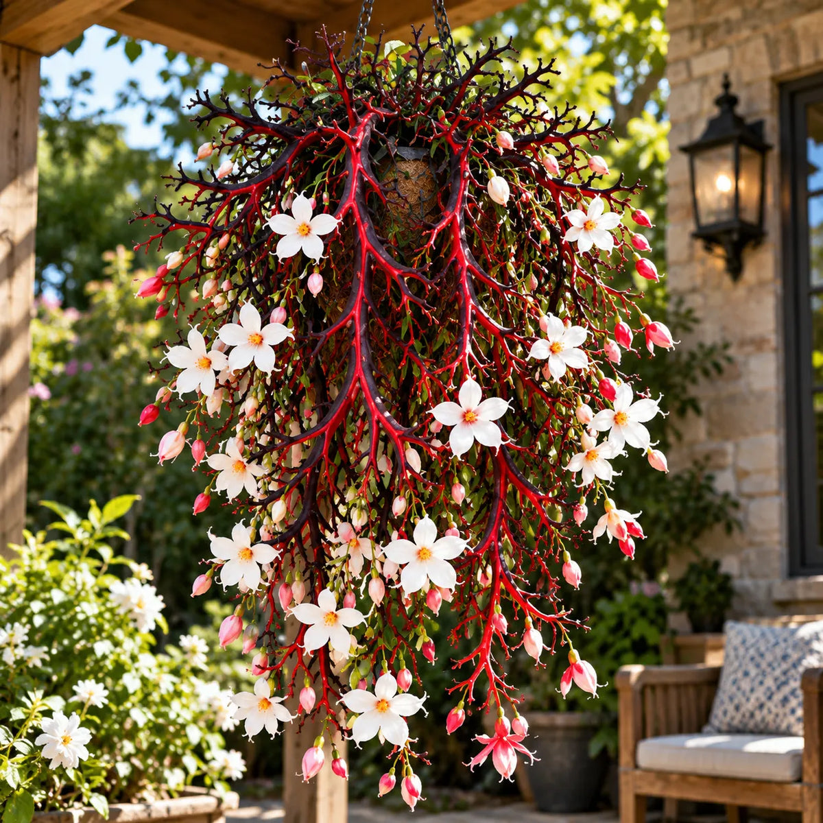 🦌 Stunning Staghorn Weeping Jasmine Bulbs – Cascading Antler-Shaped Blooms🌼