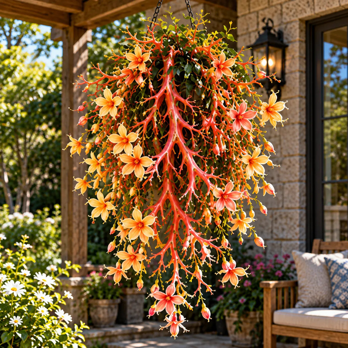 🦌 Stunning Staghorn Weeping Jasmine Bulbs – Cascading Antler-Shaped Blooms🌼