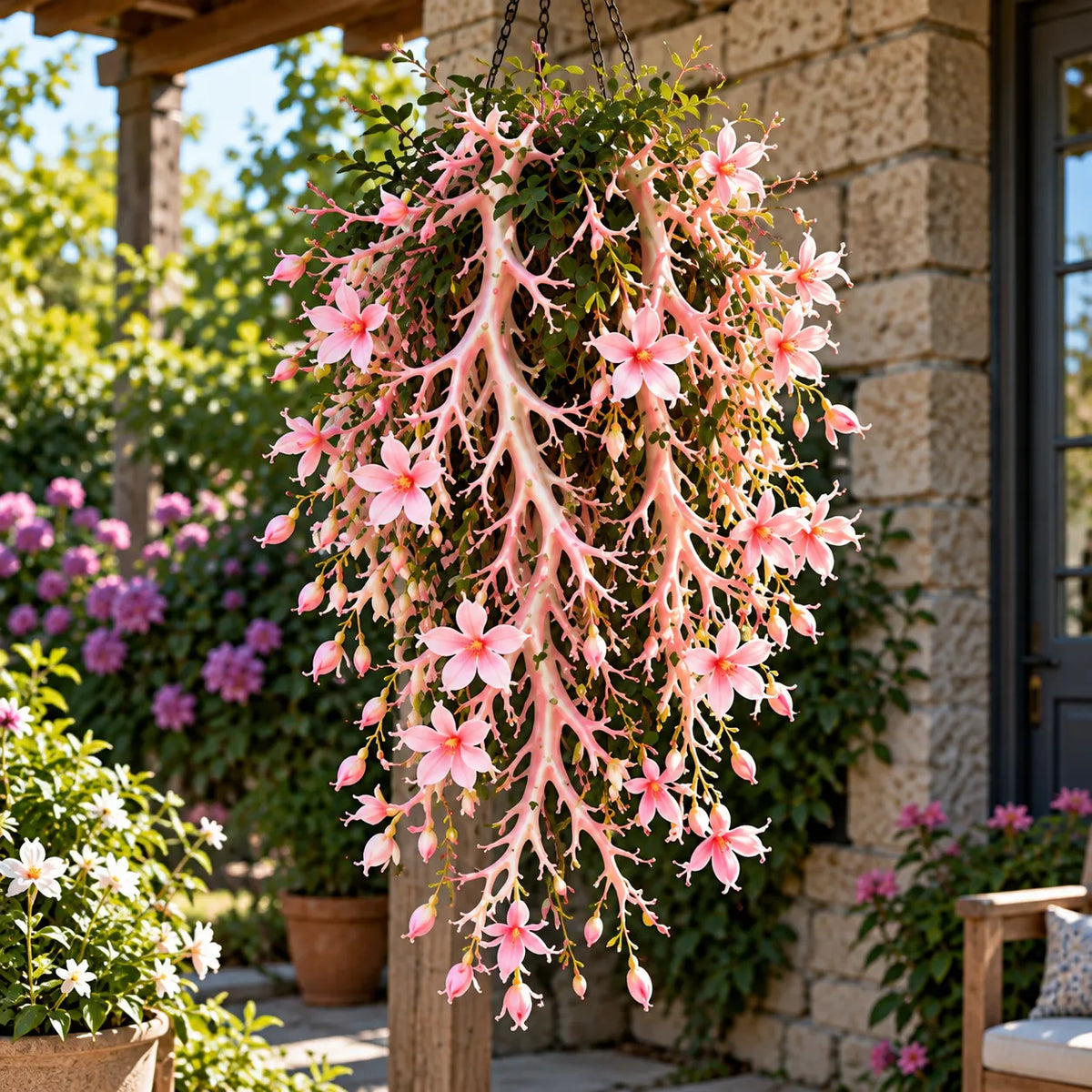 🦌 Stunning Staghorn Weeping Jasmine Bulbs – Cascading Antler-Shaped Blooms🌼