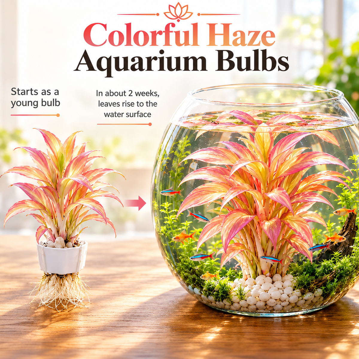 🫧✨ Stunning Haze Aquarium Bulbs - Colorful Aquarium Display 🌈