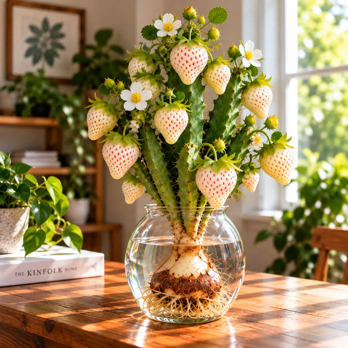 🍓 Rare Colorful Strawberry Cactus Bulbs– A Stunning Botanical Fantasy