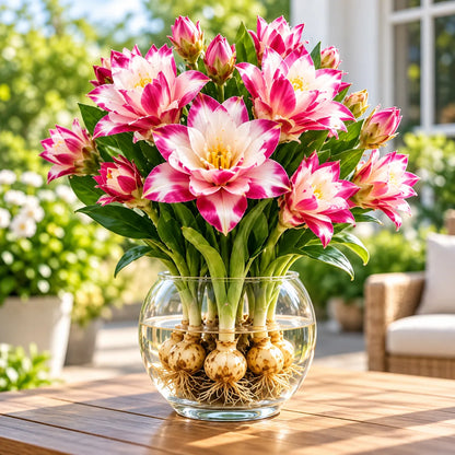 🤗🌸 Siam Tulip Rhizomes – Tropical Curcuma Flowers for Pots & Garden Beds🌱🏠