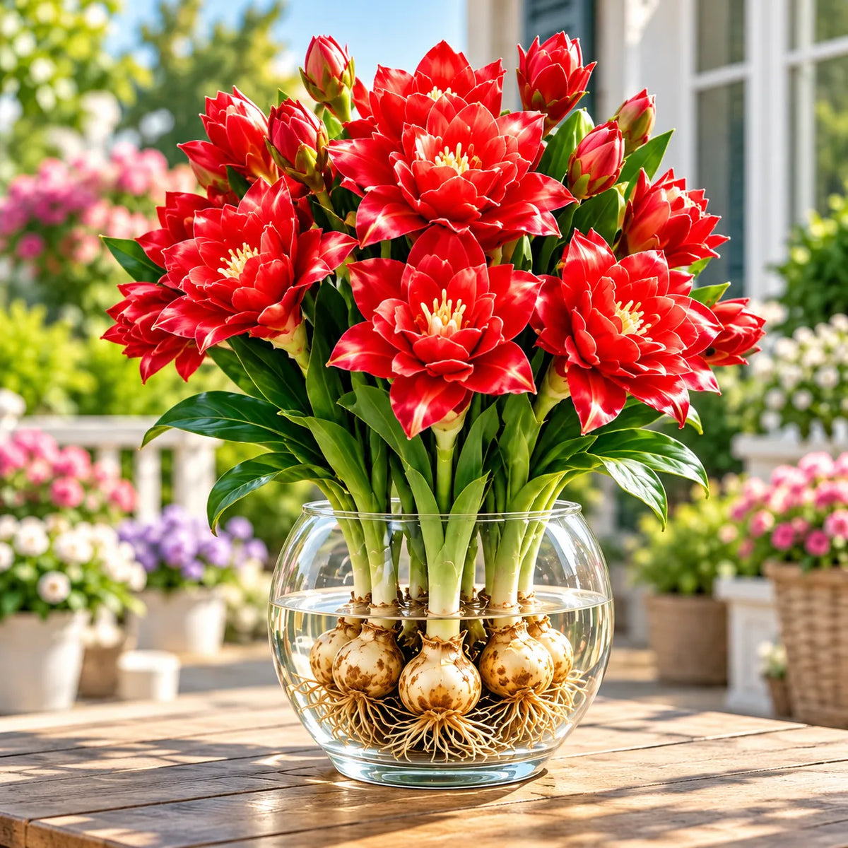 🤗🌸 Siam Tulip Rhizomes – Tropical Curcuma Flowers for Pots & Garden Beds🌱🏠