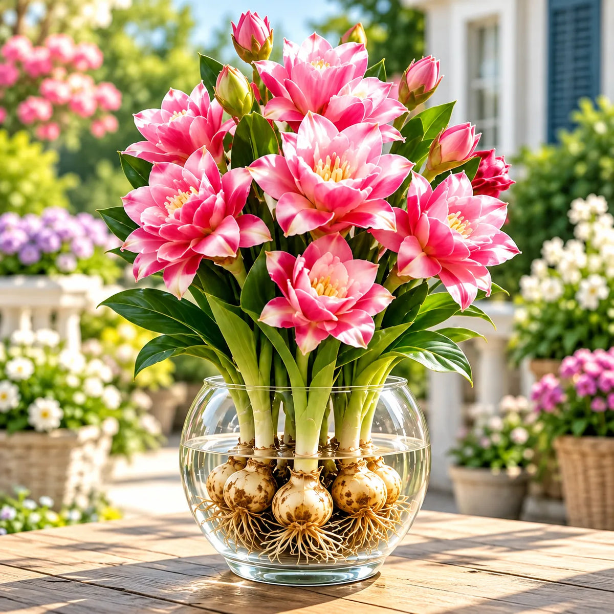 🤗🌸 Siam Tulip Rhizomes – Tropical Curcuma Flowers for Pots & Garden Beds🌱🏠