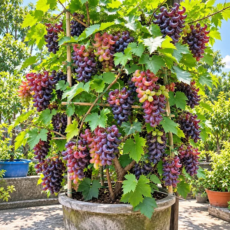 🌙🍇 Crescent Moon Grapes – Unique Garden Grapes for Trellises & Homegrown Harvests