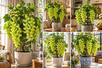 🌙🍇 Crescent Moon Grapes – Unique Garden Grapes for Trellises & Homegrown Harvests
