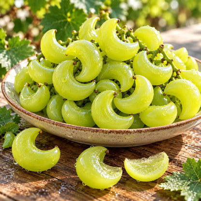🌙🍇 Crescent Moon Grapes – Unique Garden Grapes for Trellises & Homegrown Harvests