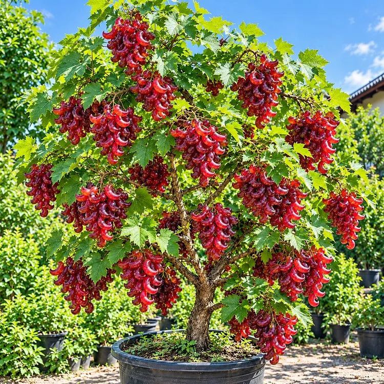 🌙🍇 Crescent Moon Grapes – Unique Garden Grapes for Trellises & Homegrown Harvests