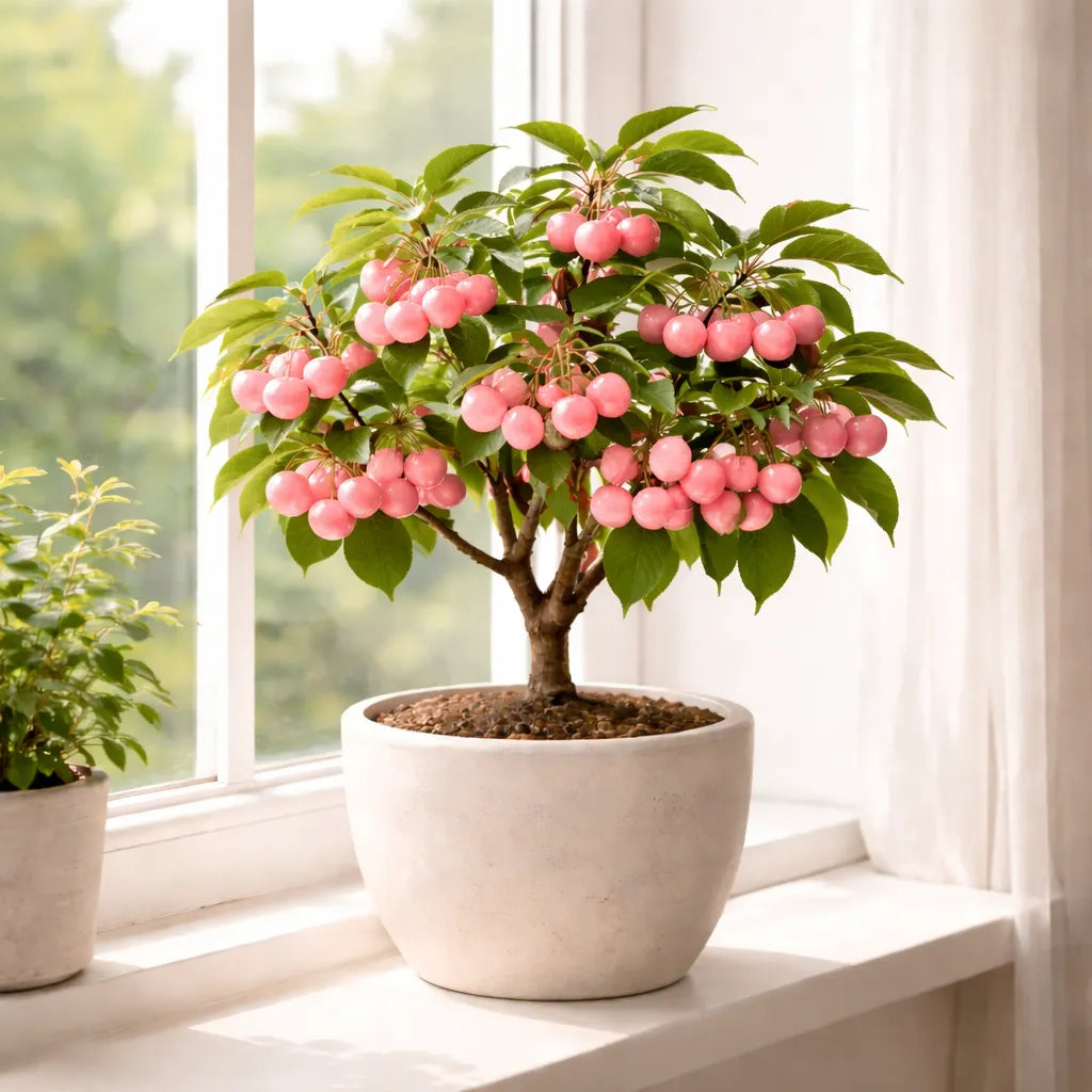 🍒 Juicy Pink Cherry Seeds – Small Fruit, Big Sweet Flavor