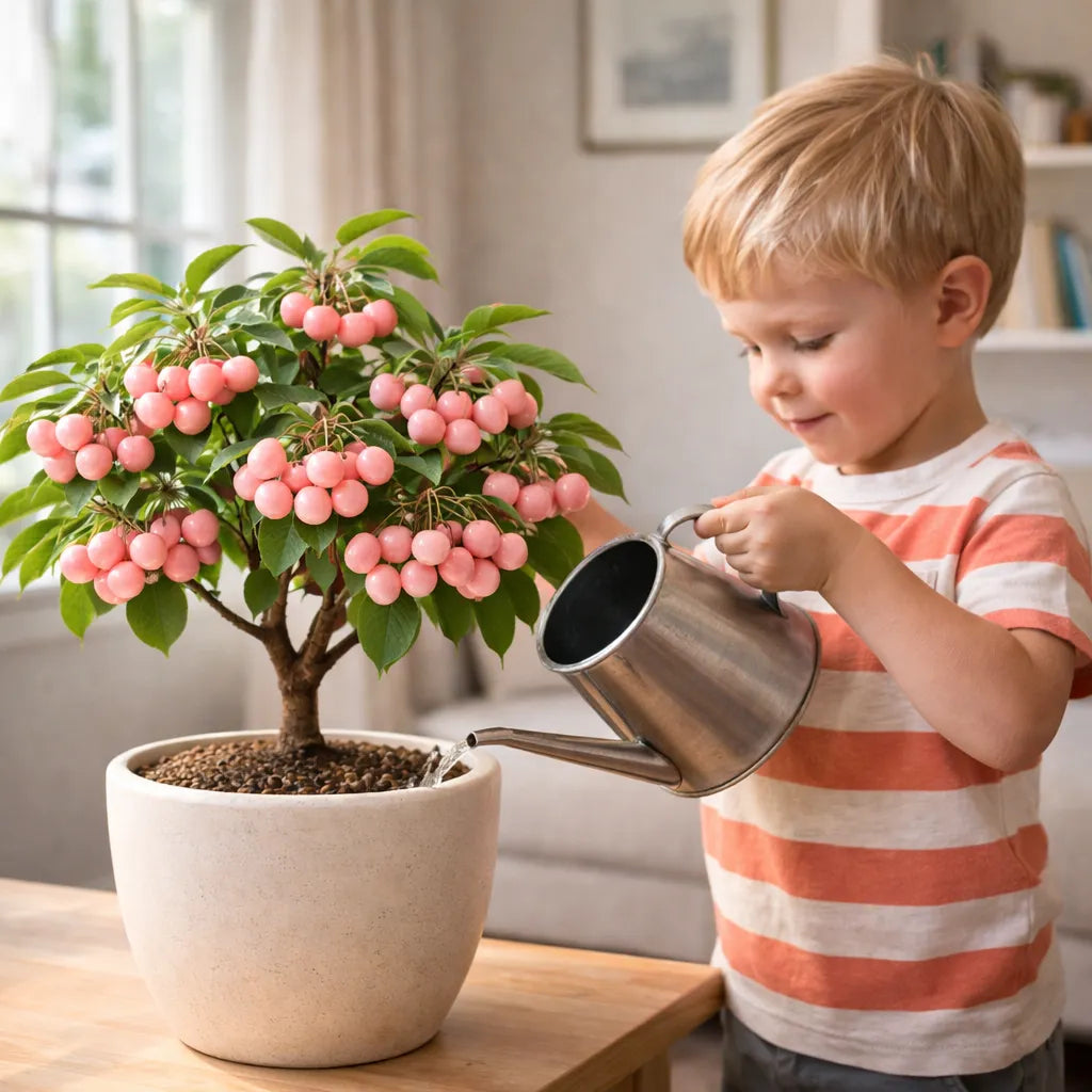 🍒 Juicy Pink Cherry Seeds – Small Fruit, Big Sweet Flavor