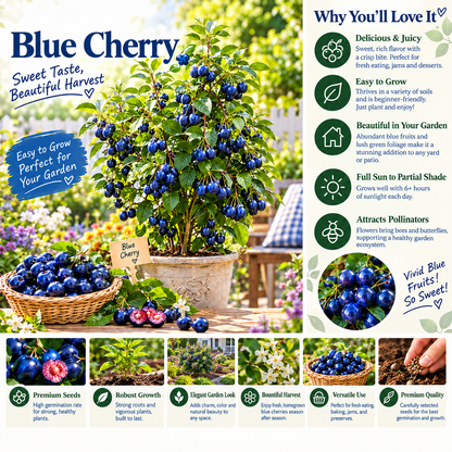 🍒 Juicy Pink Cherry Seeds – Small Fruit, Big Sweet Flavor