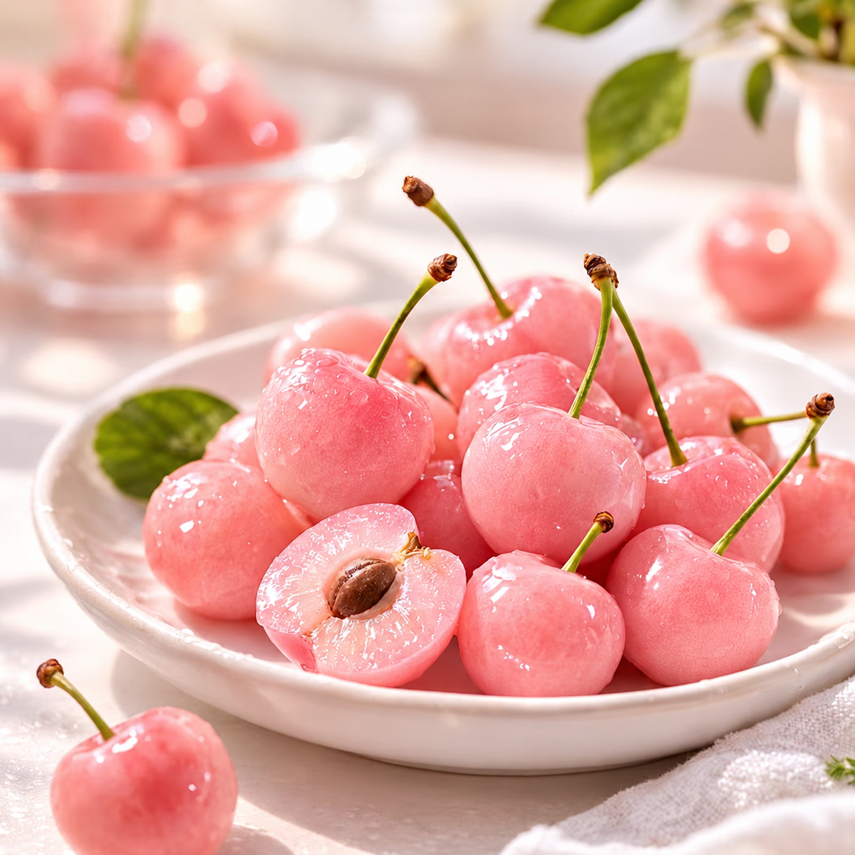 🍒 Juicy Pink Cherry Seeds – Small Fruit, Big Sweet Flavor