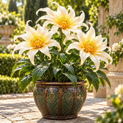 🌸 Giant Ribbon Lily Bulbs– Spectacular Curled Blooms for Water & Soil!