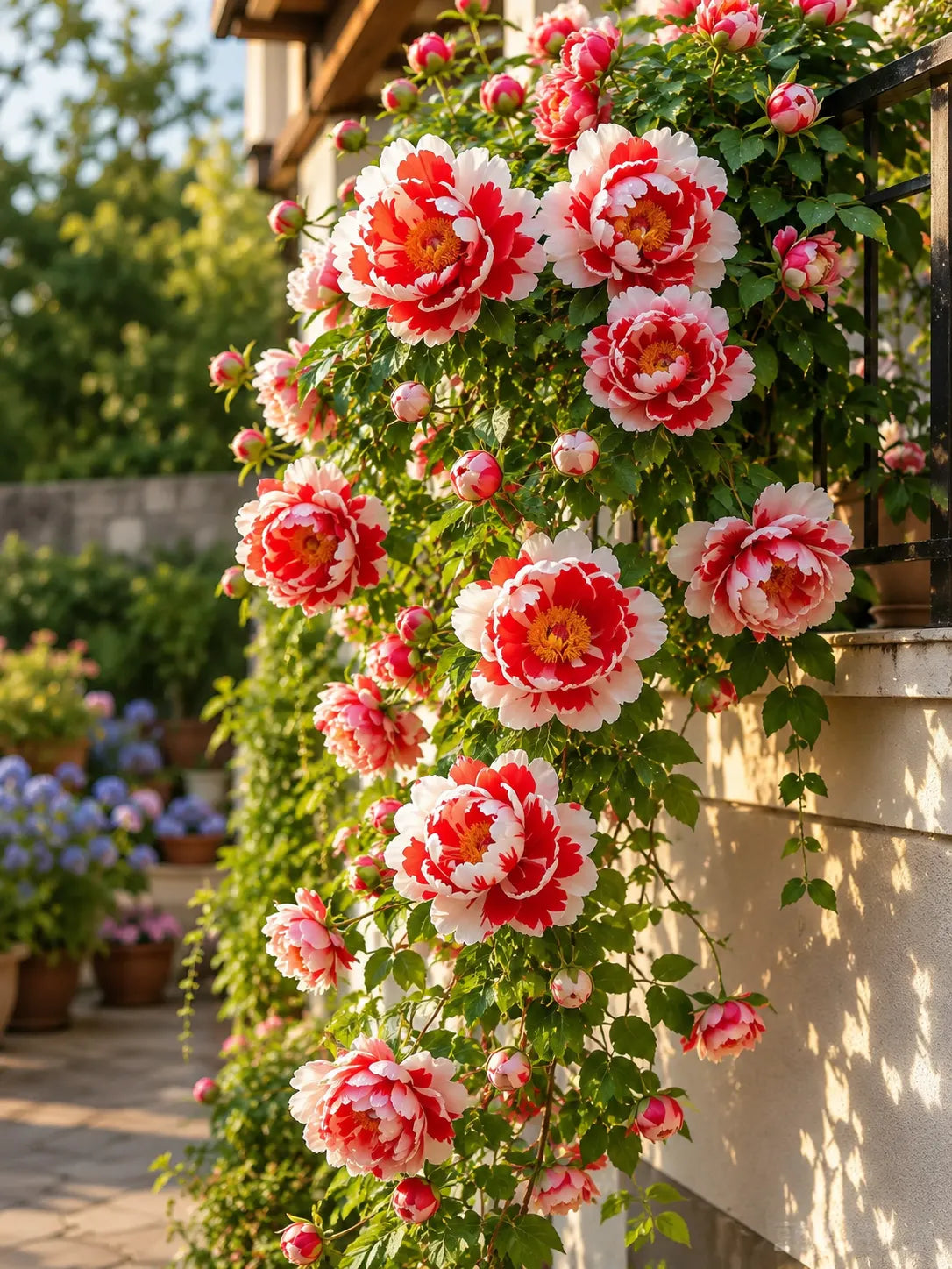 🌸 Rare Climbing Peony Bulbs🪴Big Full Blooms, Cold Hardy Perennial, Easy to Grow Garden Favorite