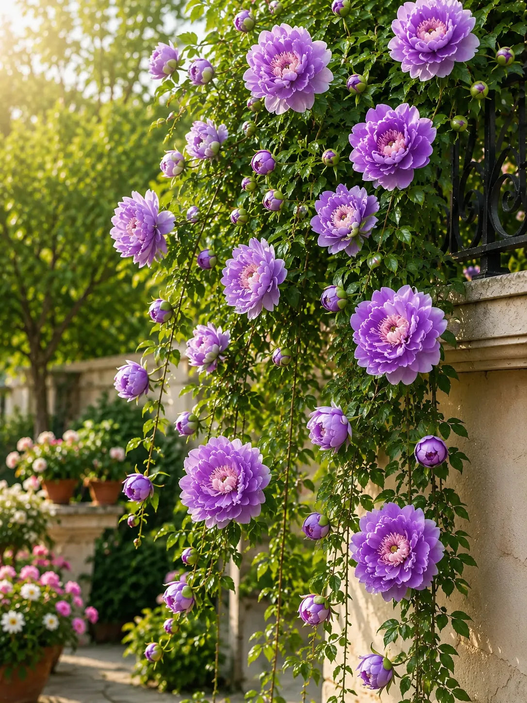 🌸 Rare Climbing Peony Bulbs🪴Big Full Blooms, Cold Hardy Perennial, Easy to Grow Garden Favorite