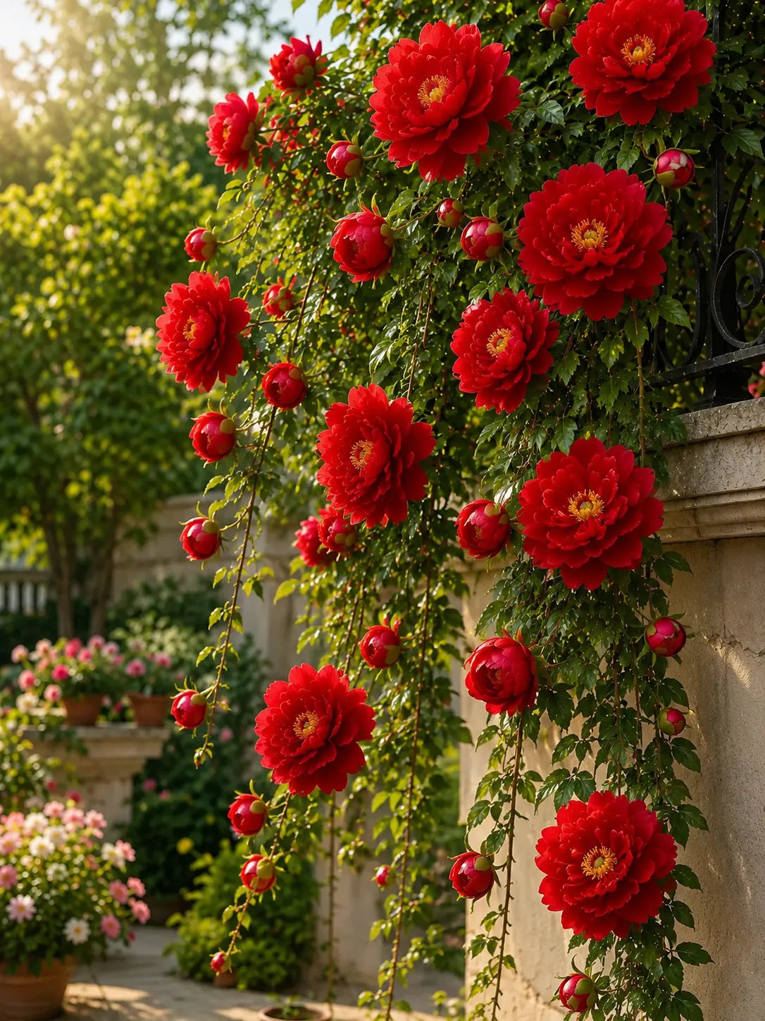 🌸 Rare Climbing Peony Bulbs🪴Big Full Blooms, Cold Hardy Perennial, Easy to Grow Garden Favorite