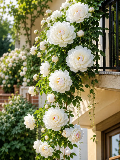 🌸 Rare Climbing Peony Bulbs🪴Big Full Blooms, Cold Hardy Perennial, Easy to Grow Garden Favorite