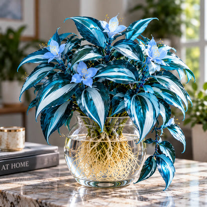 🌿 Rare Wedding Oil Painting Spider Plant Bulbs – Colorful Cascading Foliage for Indoor Displays