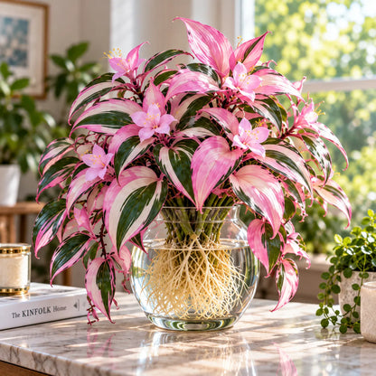 🌿 Rare Wedding Oil Painting Spider Plant Bulbs – Colorful Cascading Foliage for Indoor Displays