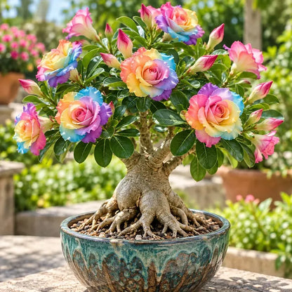 🤗🌺 Desert Rose Bulbs – Colorful Adenium obesum for Pots, Patios & Sunny Spaces