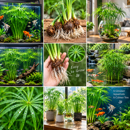 🌿 Hydroponic Water Bamboo Grass – Easy-Grow Green Aquarium & Pond Plant