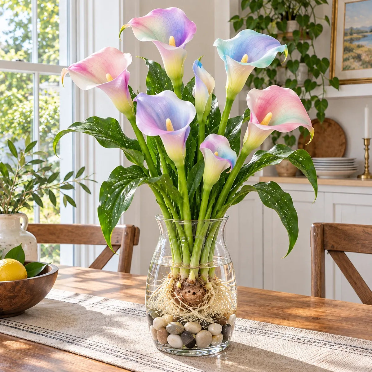 🌈🌸 Rare hydroponic Multicolor Calla Lily Bulbs