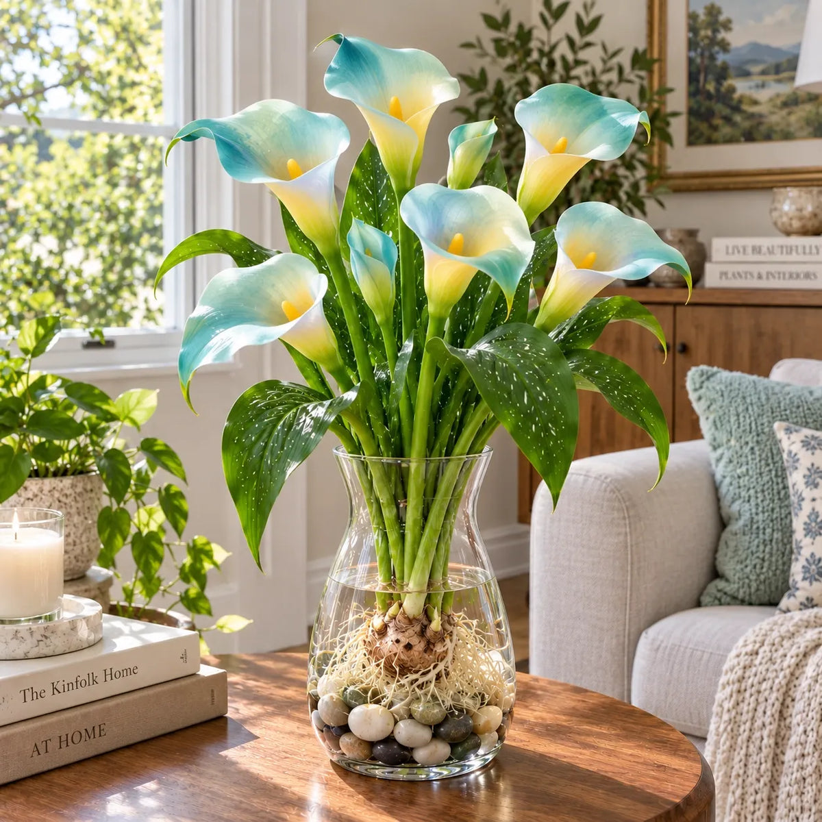🌈🌸 Rare hydroponic Multicolor Calla Lily Bulbs