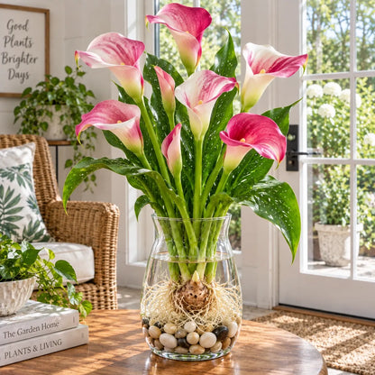 🌈🌸 Rare hydroponic Multicolor Calla Lily Bulbs
