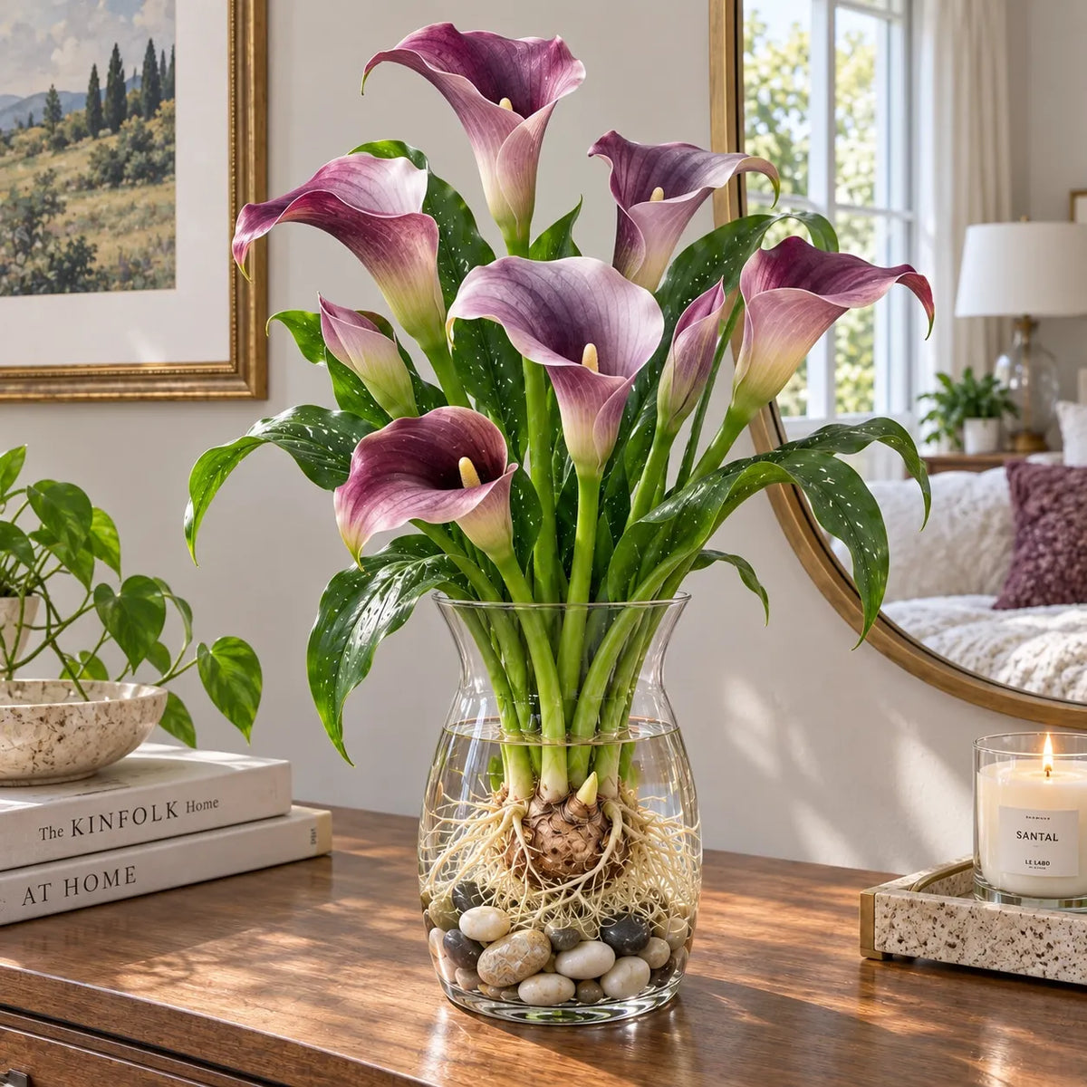 🌈🌸 Rare hydroponic Multicolor Calla Lily Bulbs