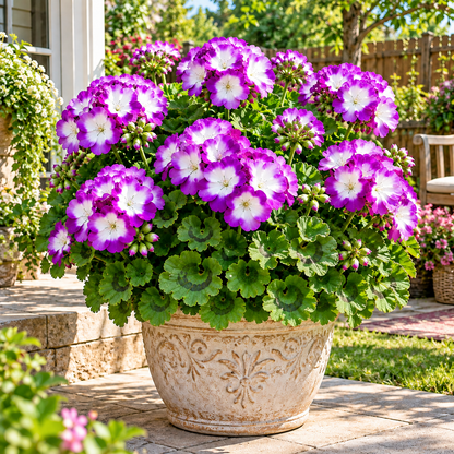 🌸Meaning of Good Luck🍀 Lucky Colorful Pelargonium Bulbs