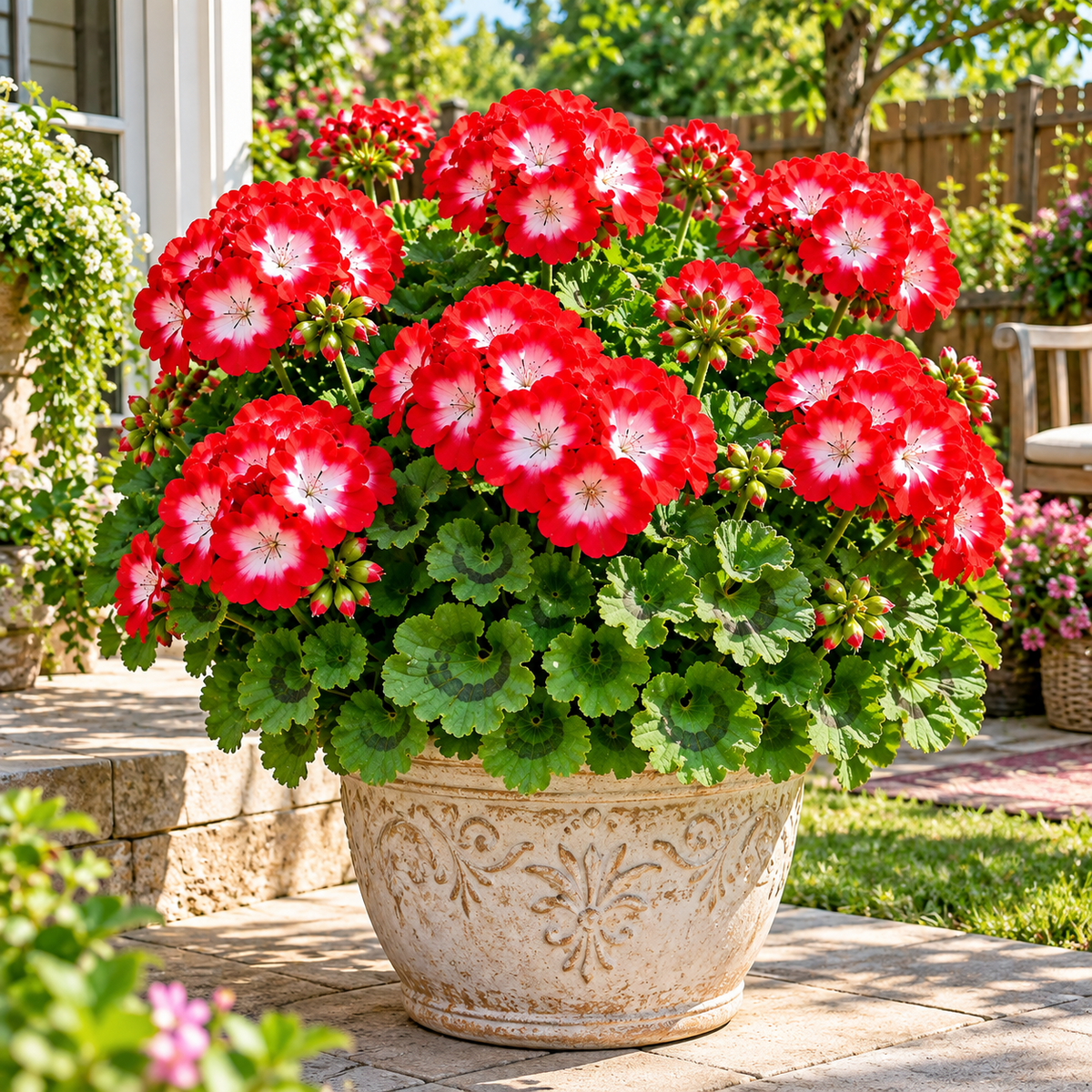 🌸Meaning of Good Luck🍀 Lucky Colorful Pelargonium Bulbs
