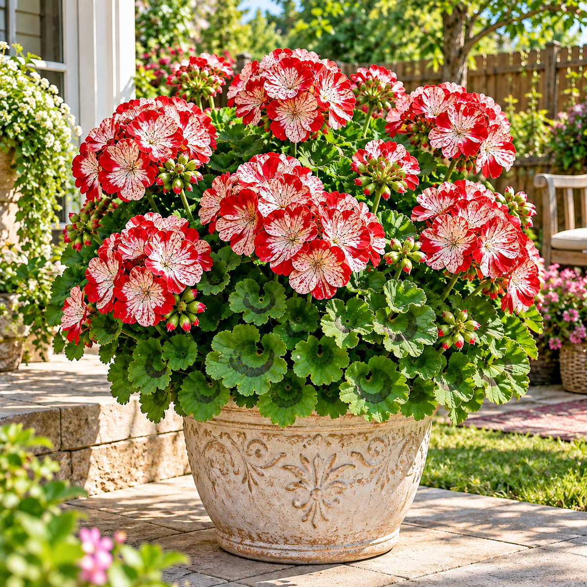 🌸Meaning of Good Luck🍀 Lucky Colorful Pelargonium Bulbs