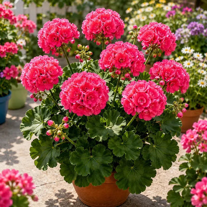 🌸Meaning of Good Luck🍀 Lucky Colorful Pelargonium Bulbs