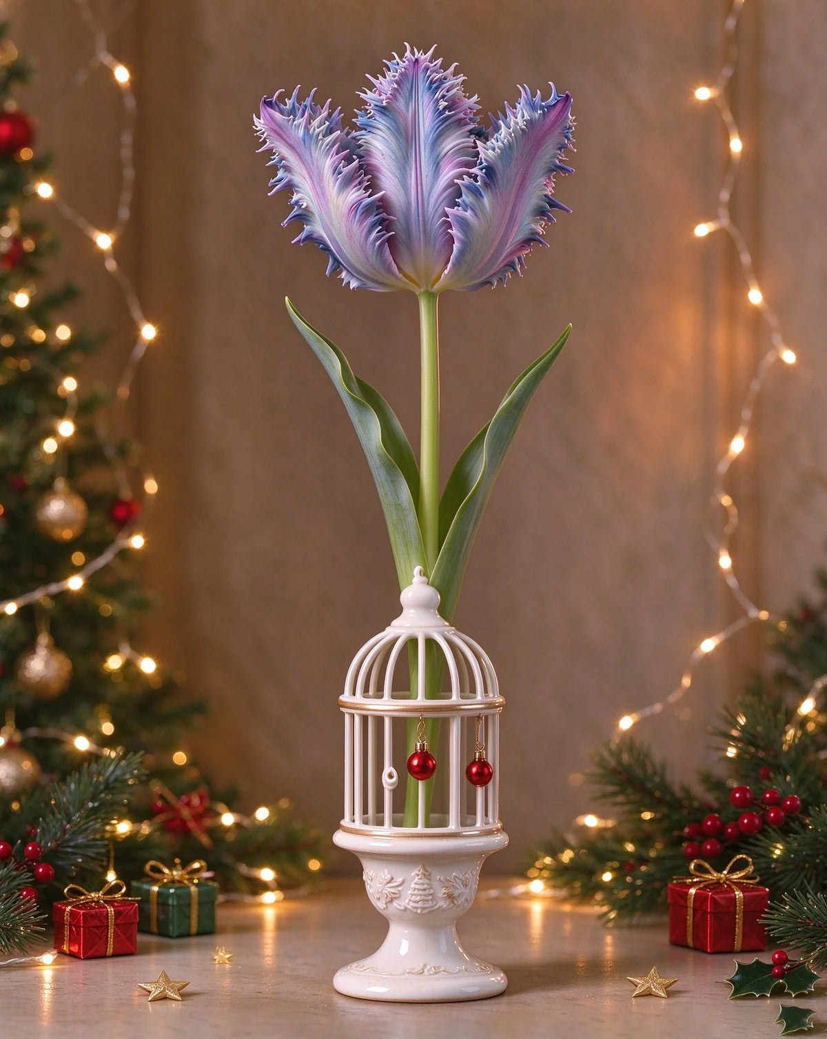 🌷🔥7 Varieties of Magic Parrot Tulip Bulbs – No Soil, No Watering, Just Beautiful Blooms!