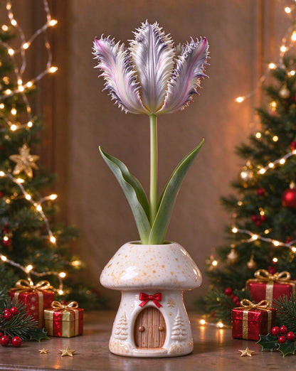 🌷🔥7 Varieties of Magic Parrot Tulip Bulbs – No Soil, No Watering, Just Beautiful Blooms!
