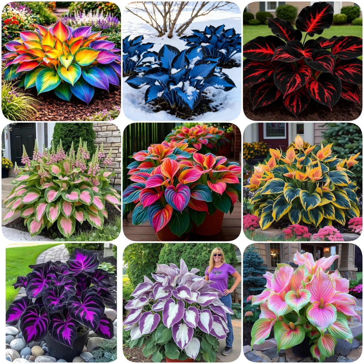 🔥Premium Hosta Seeds🌸Easy to Grow, Comes Back Every Year ✨ Perfect for Beginners