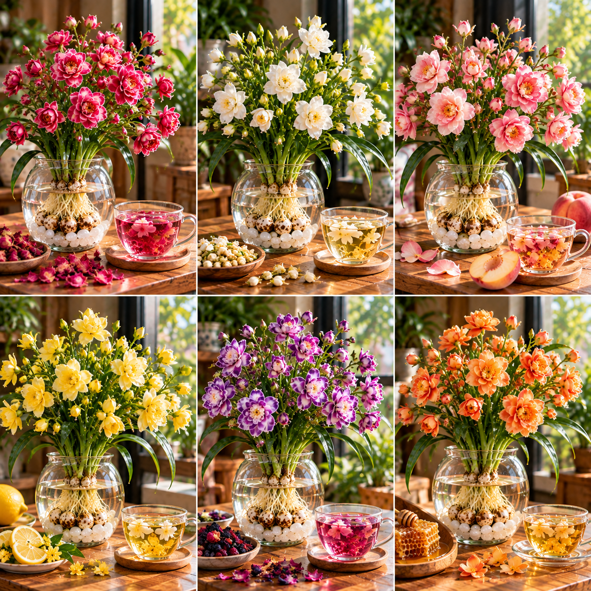 🌸 Rare Double Tea Flower Bulbs – Layered Blooms for Garden & Planters 🏡🍵
