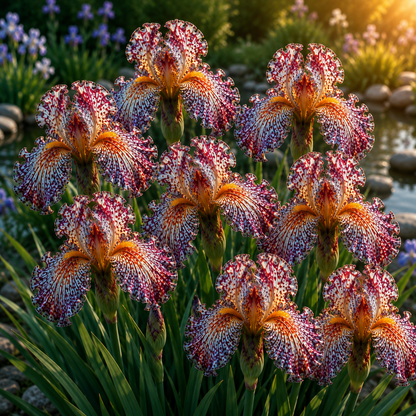 🤗🌸Rare Tropical Fish Iris Bulbs – Blooms That Look Like Living Underwater Art🐠