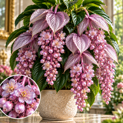🌸 Medinilla Magnifica Bulbs– Rare Cascading Pink Flower for Indoor Growing