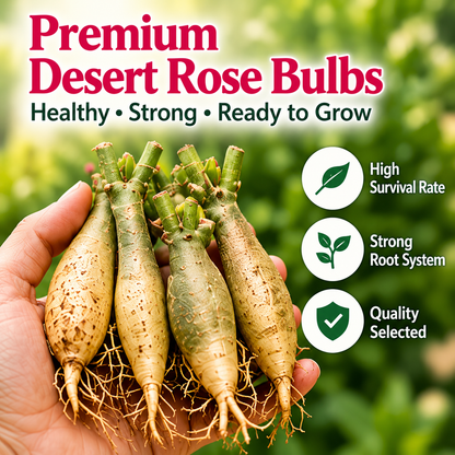 🌸Adenium Desert Rose -No green thumb needed! 🌵 Rare Adenium Obesum Bulbs🌹