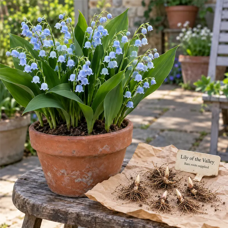 💐 Lily of the Valley Bulbs – Fragrant Shade-Loving Perennial for Cottage Gardens