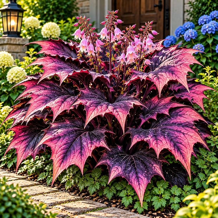 🦇 Rare Batwing Hosta Bulbs – Dramatic Gothic Foliage for Shade Gardens