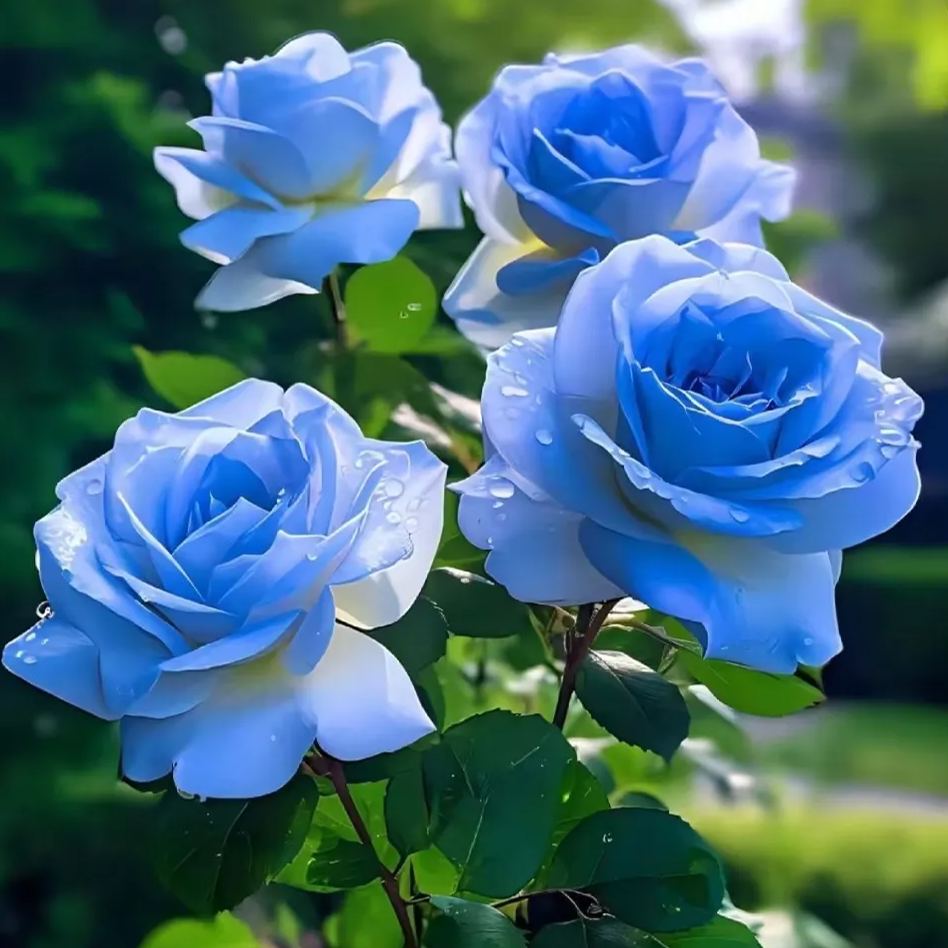 💙🌹Crushed Ice Blue Rose Seeds