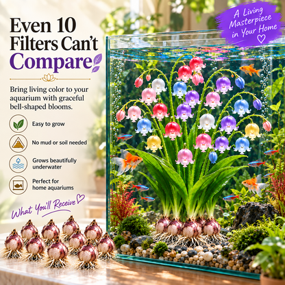 🌸 Water Lily Bells – Colorful Underwater Flower Bulbs for Aquariums 🐠